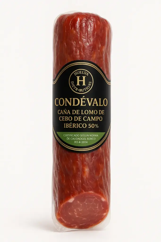 Caña de Lomo de Cebo de Campo Ibérico 50% – CONDÉVALO (trozo 600 gr.)