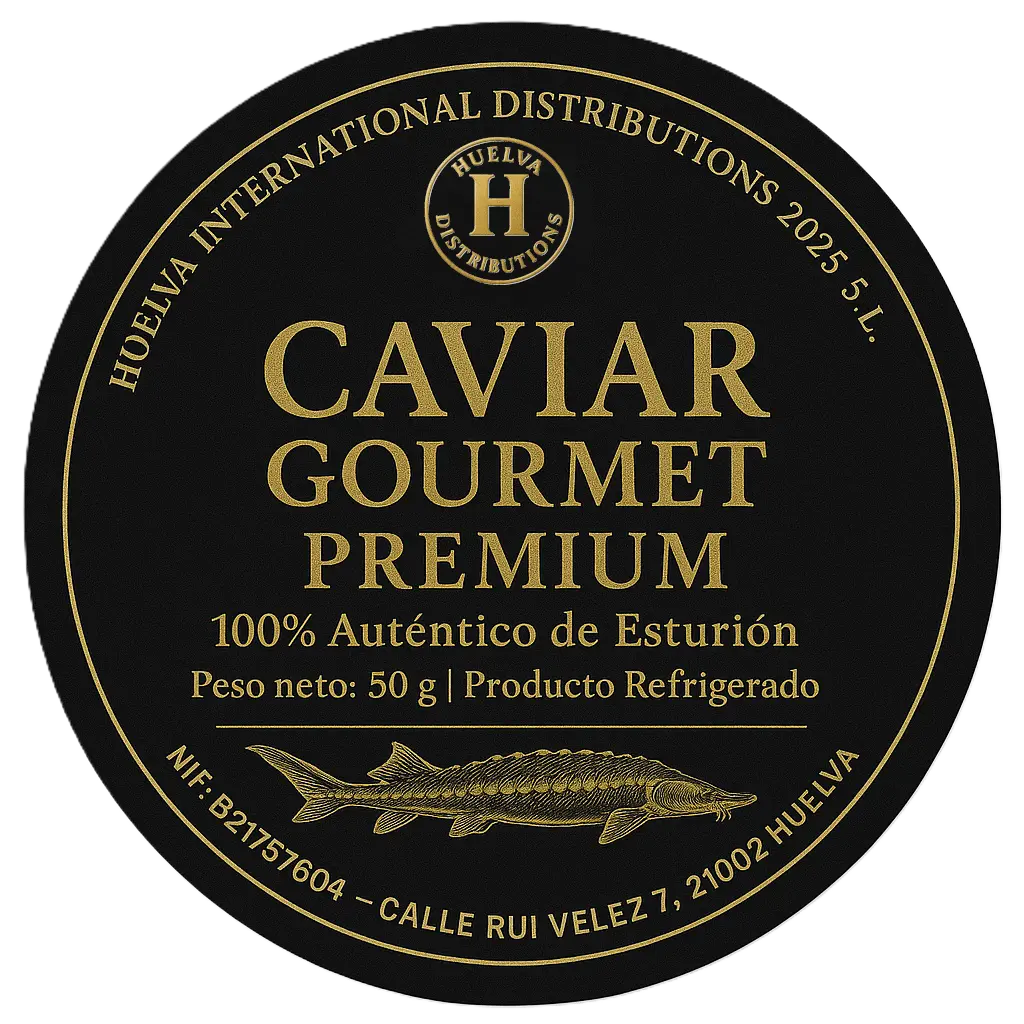 Caviar Puro de Esturión Gourmet Premium 50 gr – Huelva Distributions