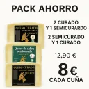 Pack Ahorro de Quesos de Cabra – 3 Cuñas (250 g cada una) Huelva Distributions